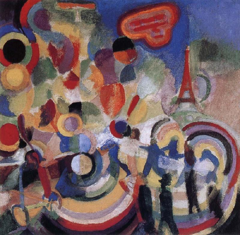 Delaunay, Robert Pay one-s respects to Belei oil painting image